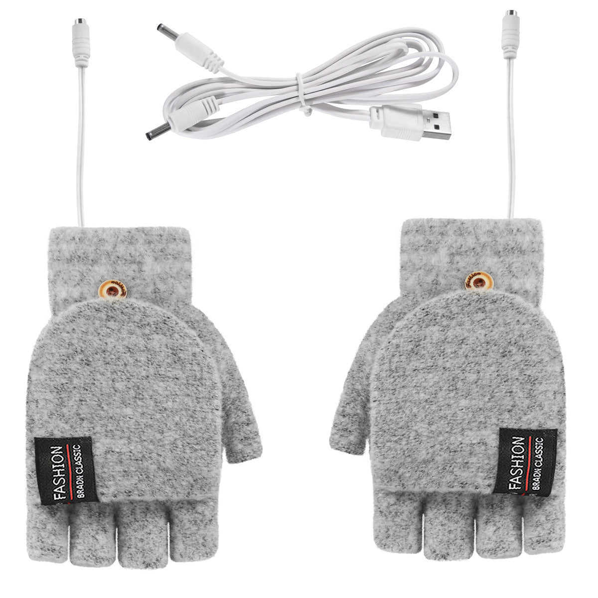 MakeOff Handknitted Double Sided USB Thermal Gloves