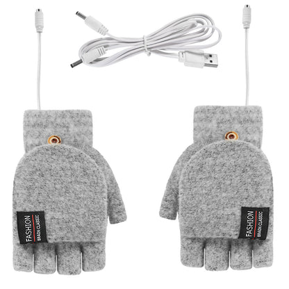MakeOff Handknitted Double Sided USB Thermal Gloves